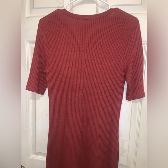 REFORMATION
Olympia Midi ribbed Dress In Rust revolve designer spring party boho - Picture 8 of 11